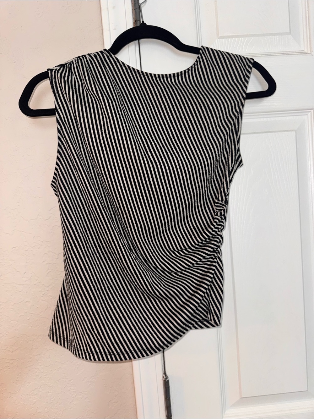 Women’s H&M Black and White Striped Sleeveless Top